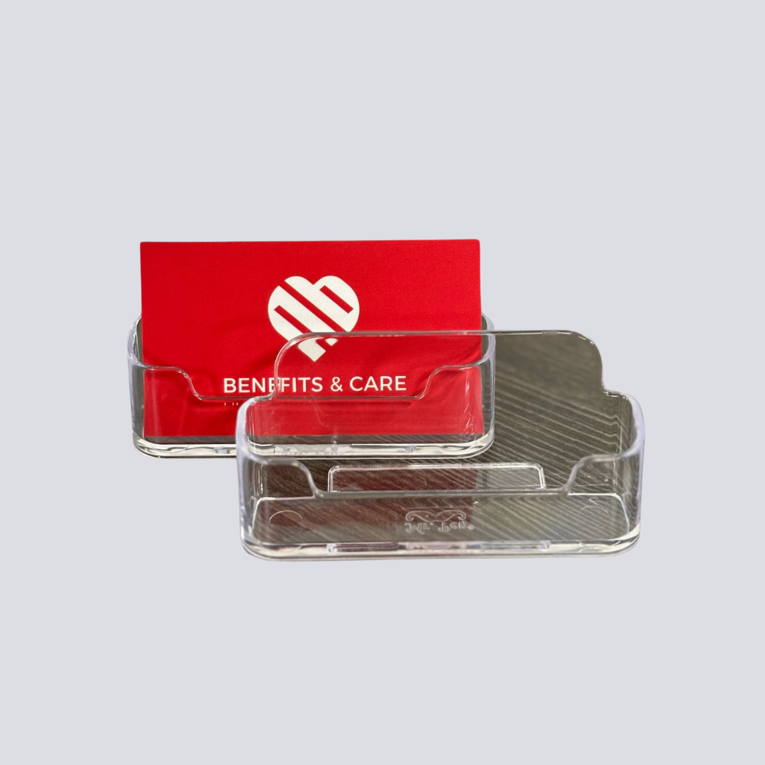 Business Card Holder for Desk - pair